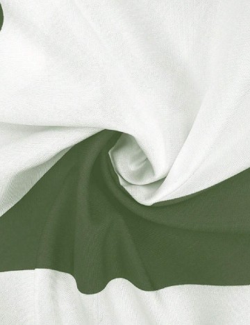 Rochie medie SHEIN, verde/alb