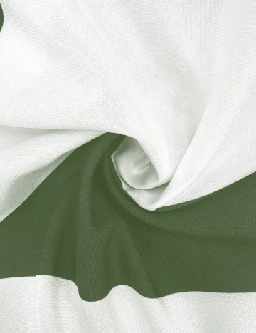 Rochie medie SHEIN, verde/alb