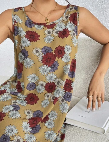 Rochie lunga SHEIN, kaki