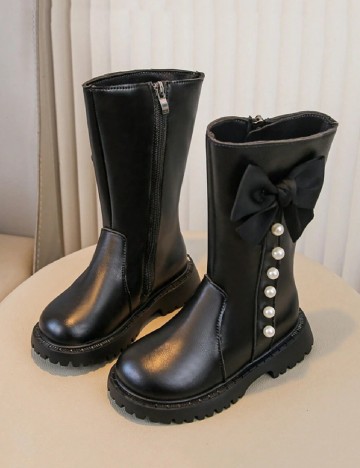 Cizme Shein Kids, negru