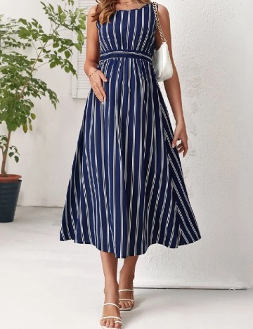 Rochie medie SHEIN Maternity, bleumarin