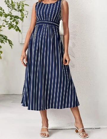 Rochie medie SHEIN Maternity, bleumarin