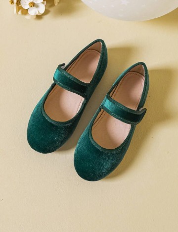 Pantofi Shein Kids, verde