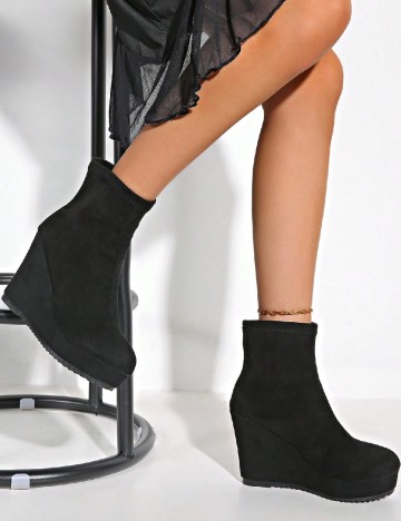 
						Botine SHEIN, negru