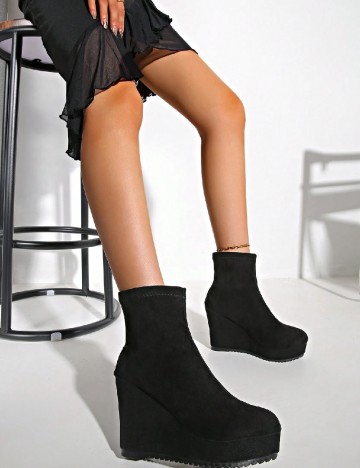 Botine SHEIN, negru