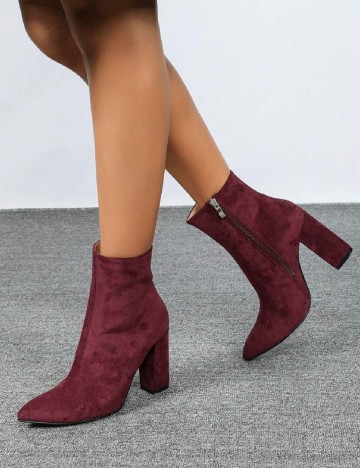 Botine SHEIN, visiniu