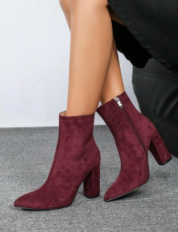 Botine SHEIN, visiniu
