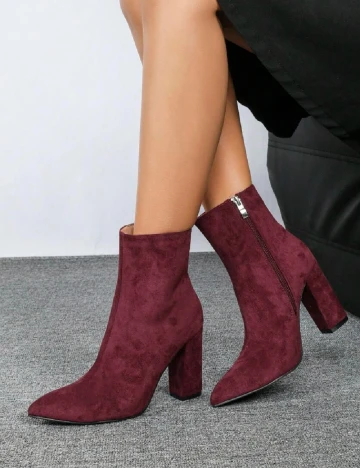 Botine SHEIN, visiniu