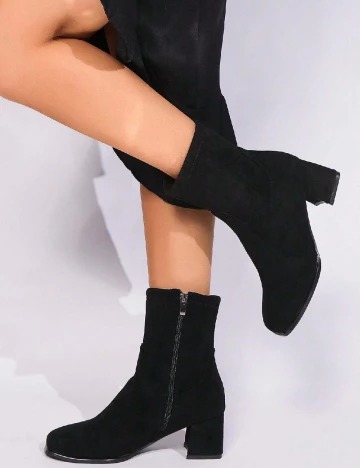 Botine SHEIN, negru