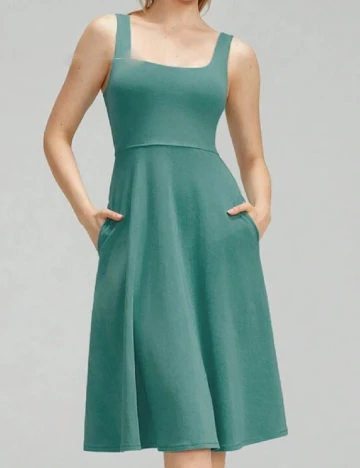 Rochie scurta GLOWMODE, turcoaz
