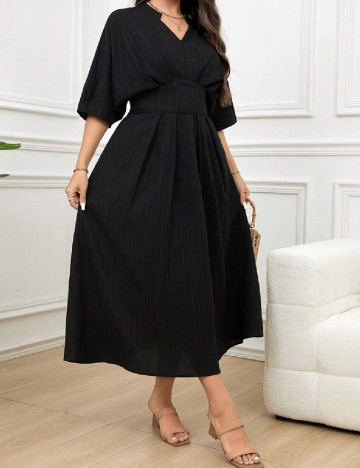 Rochie medie SHEIN CURVE, negru