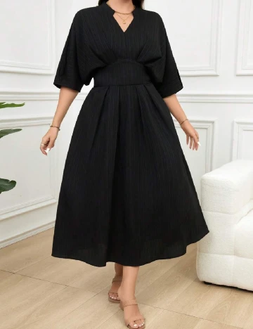 Rochie medie SHEIN CURVE, negru