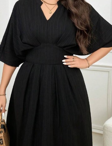 Rochie medie SHEIN CURVE, negru