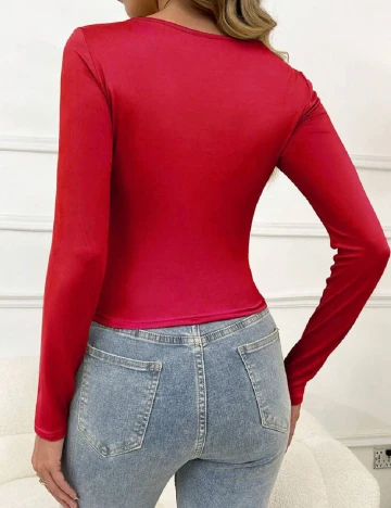 Bluza SHEIN, rosu