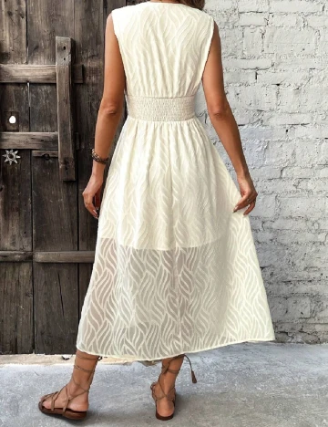 Rochie medie SHEIN, crem