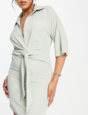 Rochie scurta ASOS, verde deschis