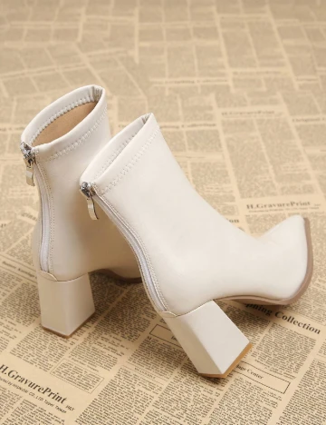 Botine SHEIN, ecru