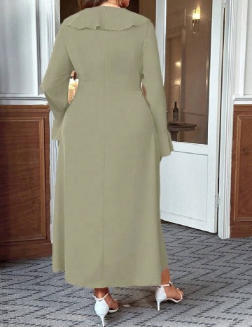 Rochie medie SHEIN CURVE, verde