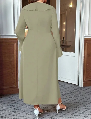 Rochie medie SHEIN CURVE, verde