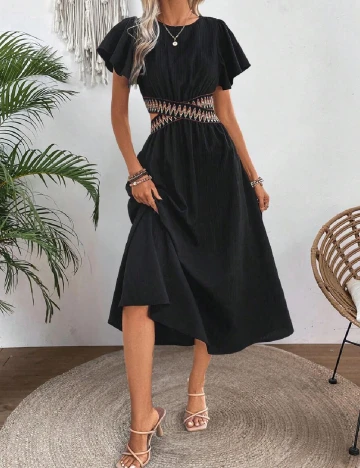 Rochie medie SHEIN, negru