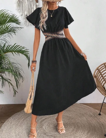 Rochie medie SHEIN, negru