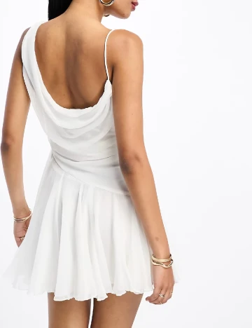Rochie scurta ASOS, alb
