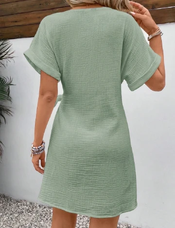Rochie scurta SHEIN, verde Verde