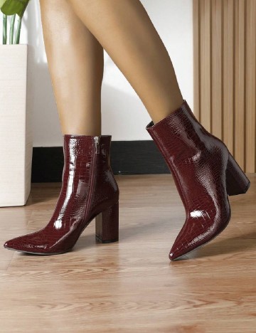 Botine SHEIN, rosu