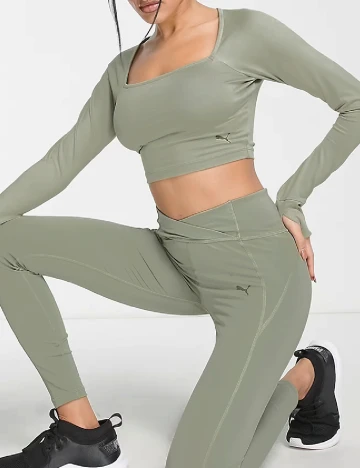Top Puma, verde Verde