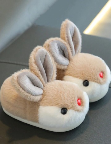 Papuci de Casa Shein Kids, crem