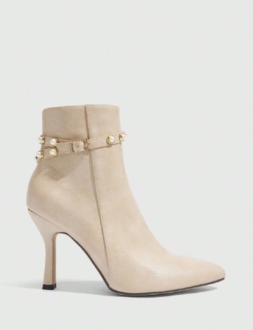 Botine SHEIN, crem
