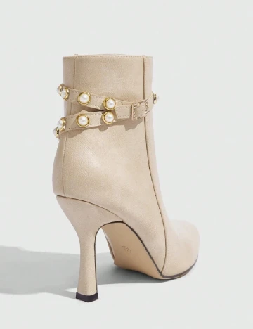 Botine SHEIN, crem