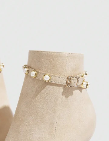 Botine SHEIN, crem