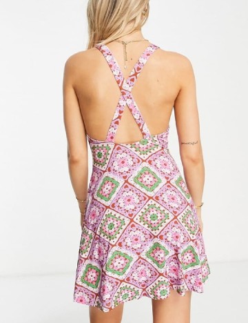 Rochie scurta ASOS, mix culori