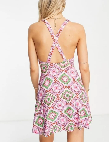 Rochie scurta ASOS, mix culori