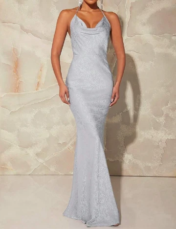 Rochie lunga SHEIN CURVE, bleu
