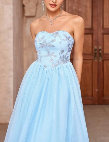 Rochie lunga SHEIN, albastru