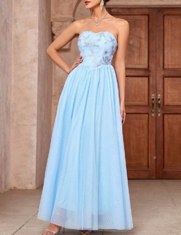 Rochie lunga SHEIN, albastru