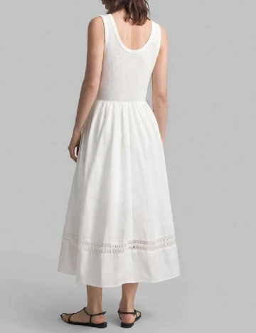 Rochie medie SHEIN, alb
