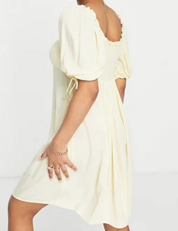 Rochie scurta Miss Selfridge, galben