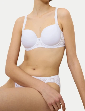 Sutien Triumph, alb Alb