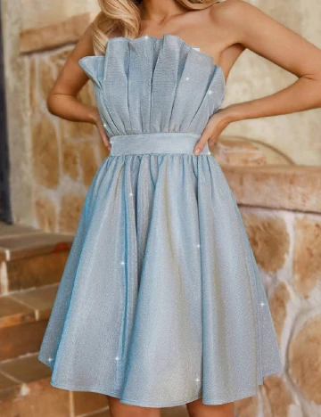 Rochie scurta SHEIN, bleu