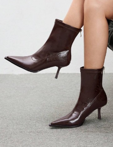 Botine Cuccoo, maro