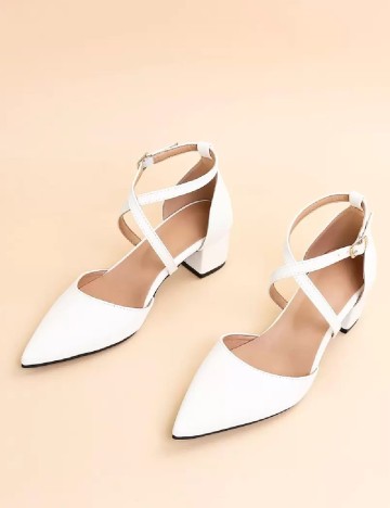 Pantofi SHEIN, alb