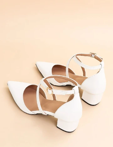 Pantofi SHEIN, alb