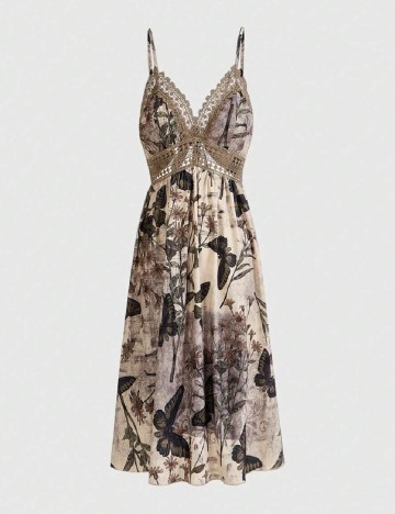 
						Rochie scurta Romwe, floral print