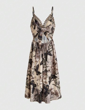 Rochie scurta Romwe, floral print