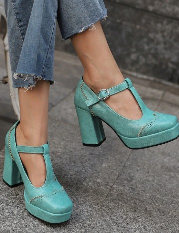 
						Pantofi SHEIN, turcoaz