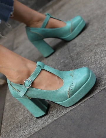 Pantofi SHEIN, turcoaz