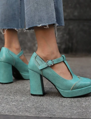 Pantofi SHEIN, turcoaz